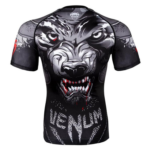 Venum-Werewolf Short Sleeve Grappling Rashguard-4